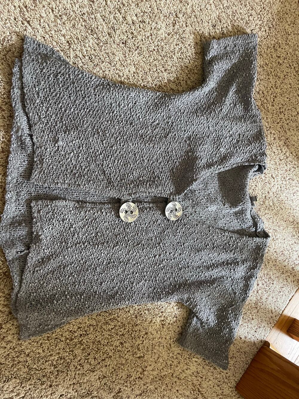 JM Collection womens small sweater cardigan